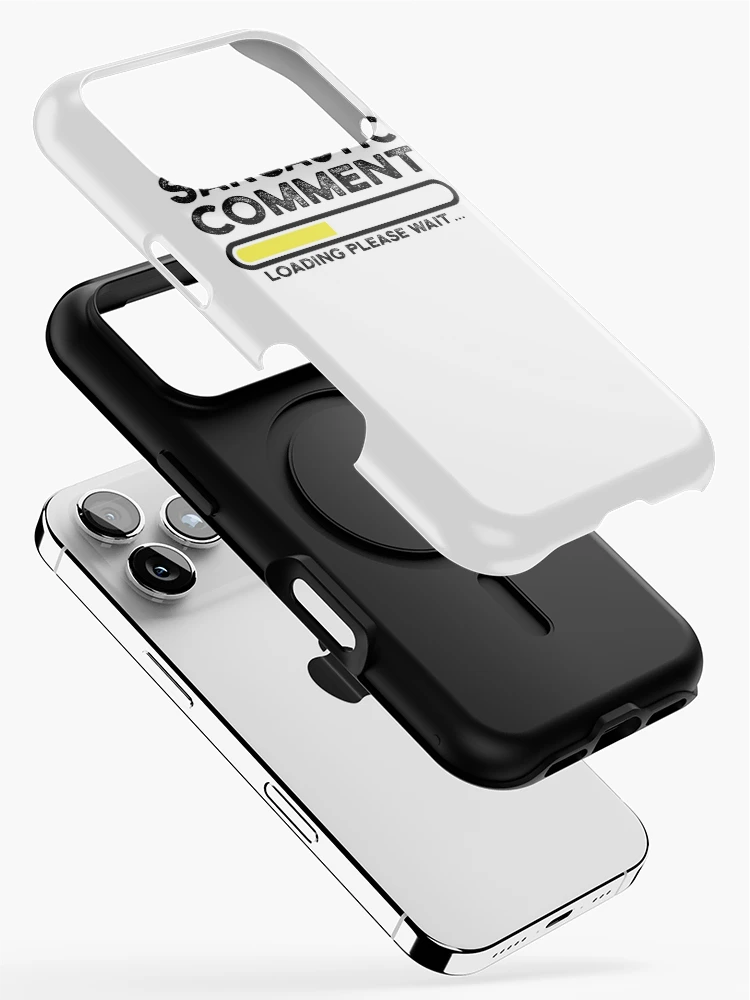 Thumbnail 2 of 4, iPhone Case, sarcastic comment loading please wait designed and sold by CodingForTech.