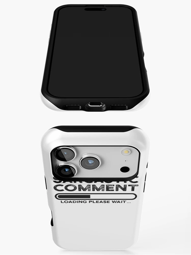Thumbnail 3 of 4, iPhone Case, sarcastic comment loading please wait designed and sold by CodingForTech.