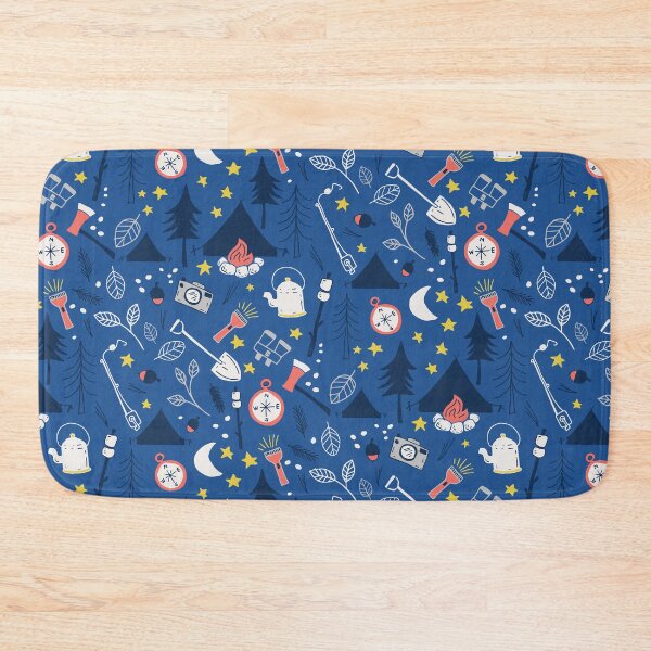 Item preview, Camping, Blue designed and sold by Jacqueline Hurd.