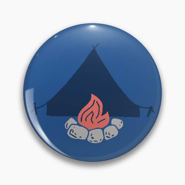 Item preview, Camping, Blue designed and sold by Jacqueline Hurd.
