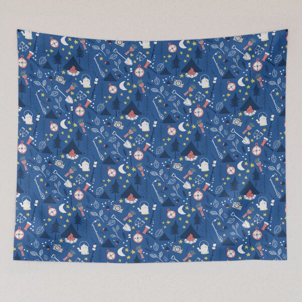 Item preview, Camping, Blue designed and sold by Jacqueline Hurd.