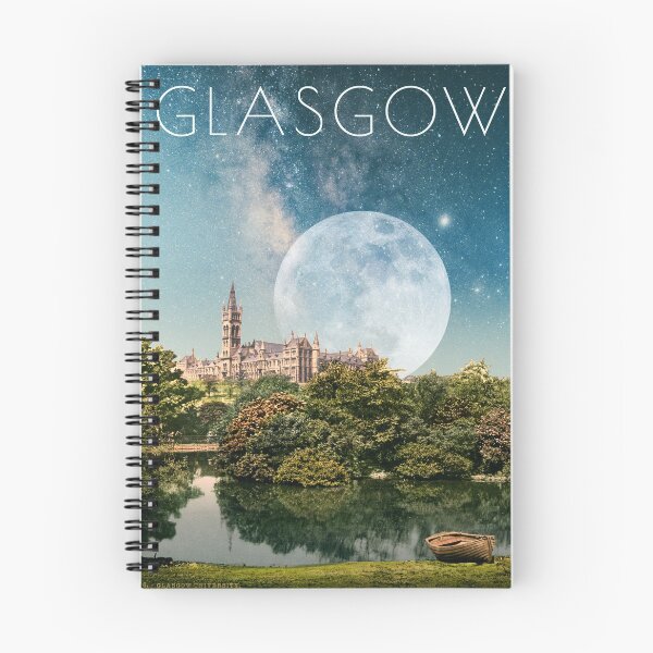 Item preview, Glasgow Scotland Travel Poster - Vintage Inspired Surrealist Collage designed and sold by sweetpea88.