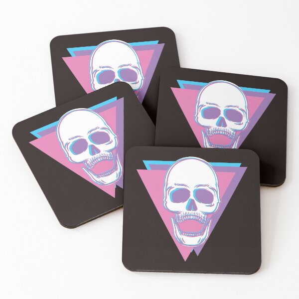 Item preview, Vaporwave skull designed and sold by BampiQ.