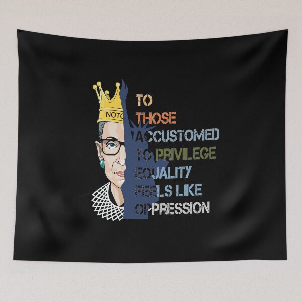 Item preview, notorio Privilegio Ruth Bader Ginsburg RBG Igualdad Mujeres hombres designed and sold by ShirtzTonight.