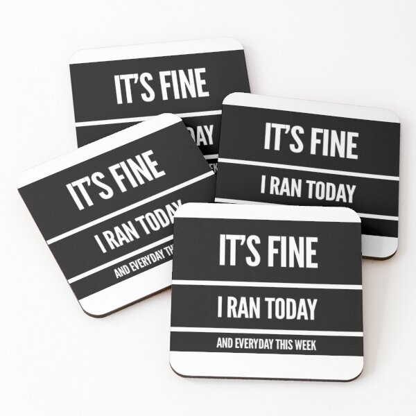 Item preview, Its Fine I Ran Today designed and sold by CertifiedRunner.