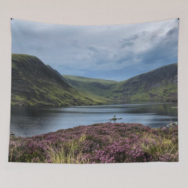 Item preview, Purple heather in full bloom at Loch Skeen, Scottish Borders designed and sold by yourscotborders.
