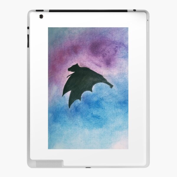 Bat in flight iPad Skin