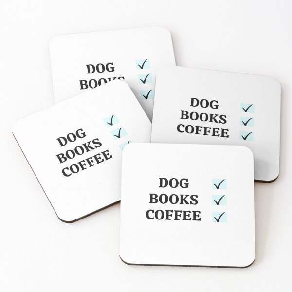 Item preview, Dogs Books and Coffee designed and sold by Kritika 99.