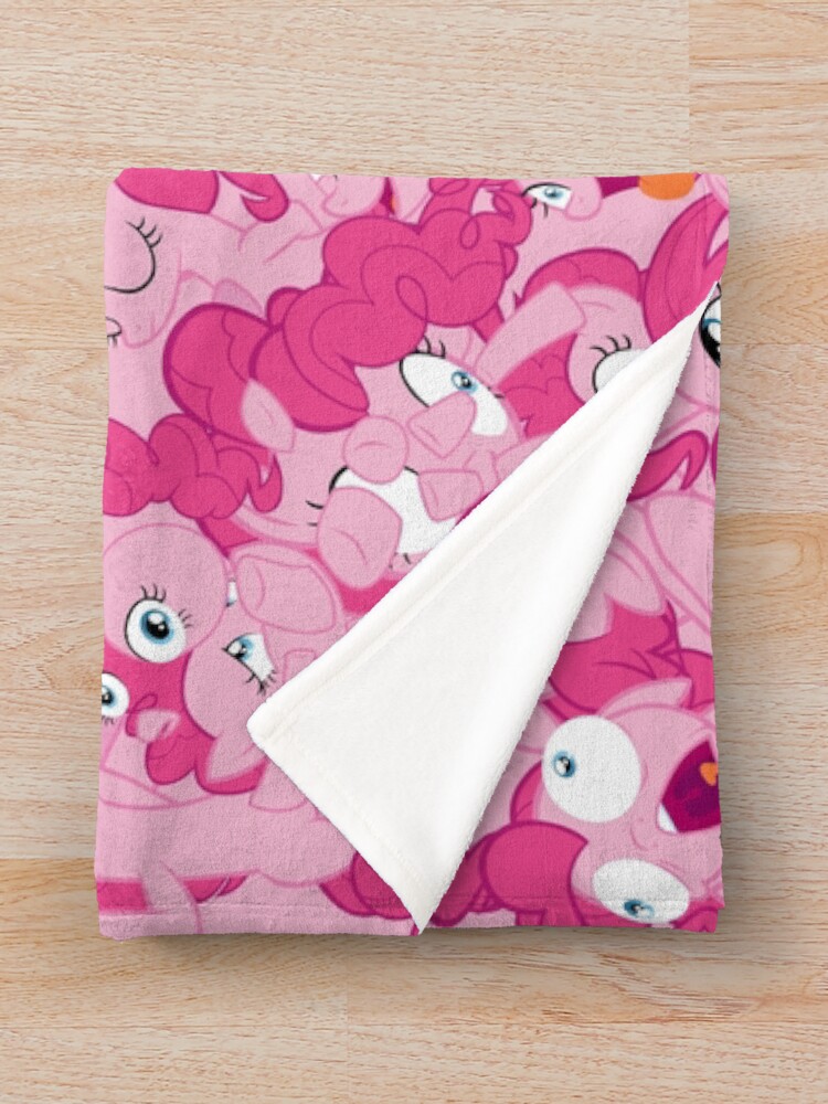 Thumbnail 3 of 6, Throw Blanket, Pinkie Pie Mess designed and sold by Tardifice.