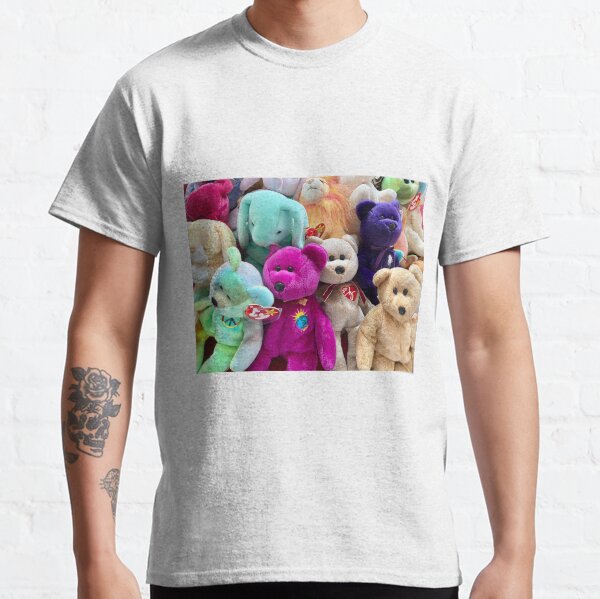 Beanie Babies Gathering for Pictures Classic T-Shirt