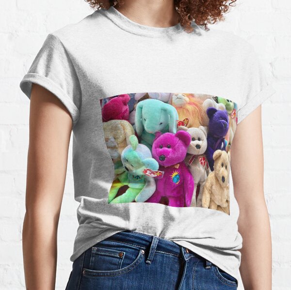 Beanie Babies Gathering for Pictures Classic T-Shirt