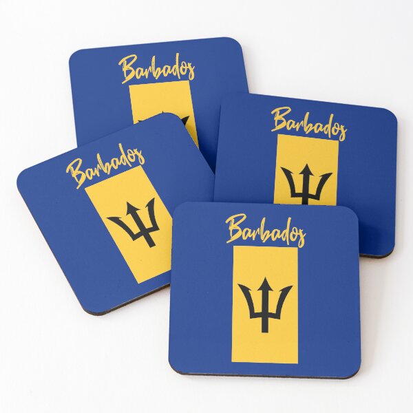 Item preview, Barbados Flag Love Heart Bajan Caribbean designed and sold by PY Tees.
