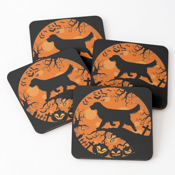 Item preview, Labrador Retrievers In the moon Spooky Pumpkin Halloween Forest  designed and sold by Noahlaz.