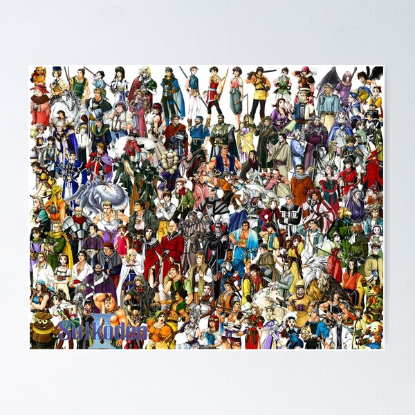 Item preview, Suikoden 2 Collage designed and sold by Trellnor.