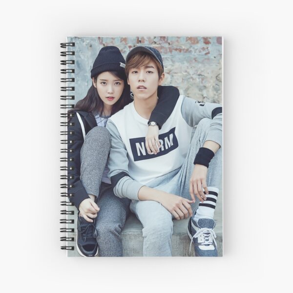 IU and Lee Hyun Woo Spiral Notebook
