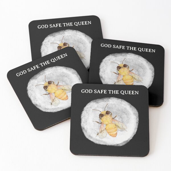 Item preview, God safe the Queen - Bee lover / Beekeeper designed and sold by ThydraDesigns.