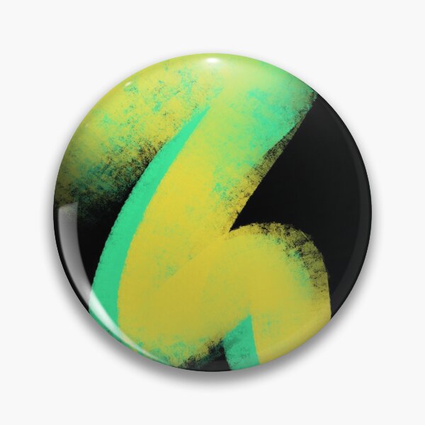 Item preview, Abstract swirl in green and yellow designed and sold by SPLURGBURG.