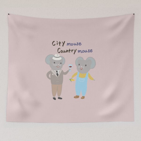 Item preview, City Mouse, Country Mouse, Mother-goose Story  designed and sold by Happy Life Graphics.
