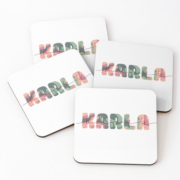 Item preview, Karla Custom Name With Cursive designed and sold by EuropaPrints.