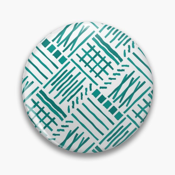 Item preview, Hand-drawn Crossing Lines Pattern – Teal designed and sold by RoguePatterns.