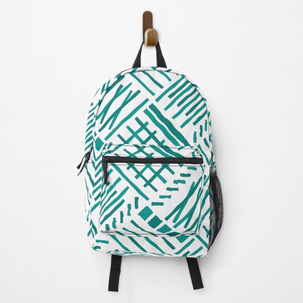 Item preview, Hand-drawn Crossing Lines Pattern – Teal designed and sold by RoguePatterns.