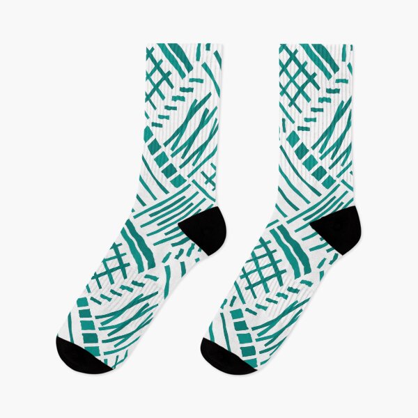 Item preview, Hand-drawn Crossing Lines Pattern – Teal designed and sold by RoguePatterns.