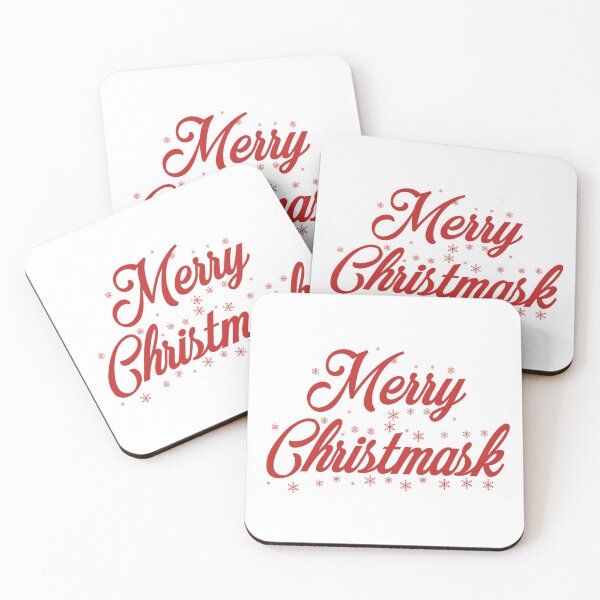 Item preview, Merry Christmask - Christmas red designed and sold by HappyPrints ⭐⭐⭐⭐⭐.