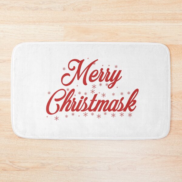 Item preview, Merry Christmask - Christmas red designed and sold by HappyPrints ⭐⭐⭐⭐⭐.