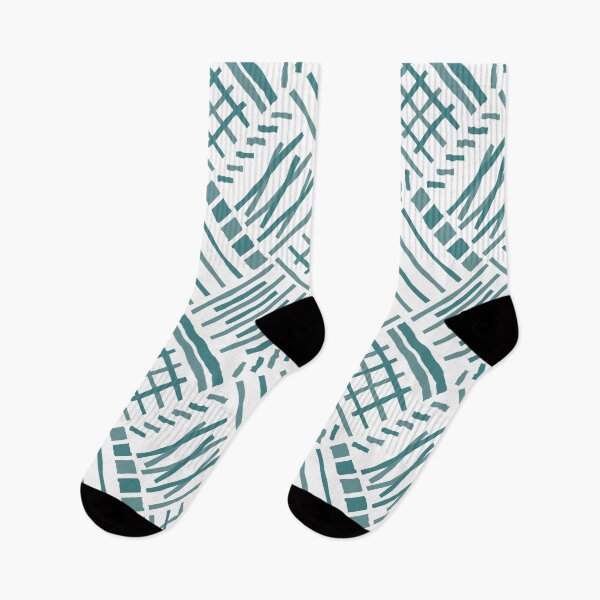Item preview, Hand-drawn Crossing Lines Pattern – Pastel Green designed and sold by RoguePatterns.