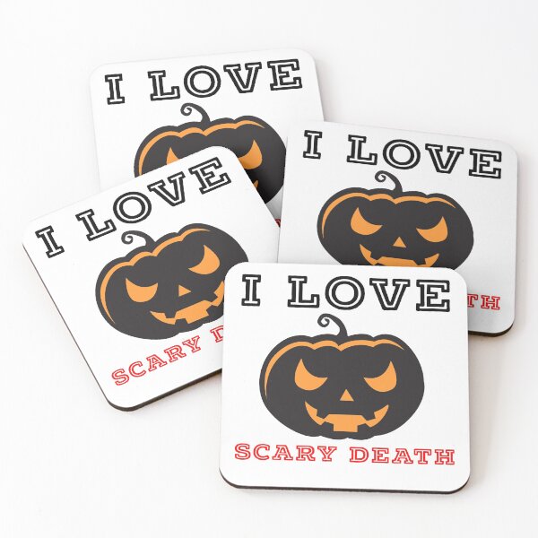 Item preview, I Love Scary Death Halloween Day designed and sold by junaid ali.