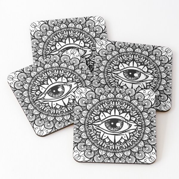 Item preview, All seeing eye mandala  designed and sold by spiritual-tee.
