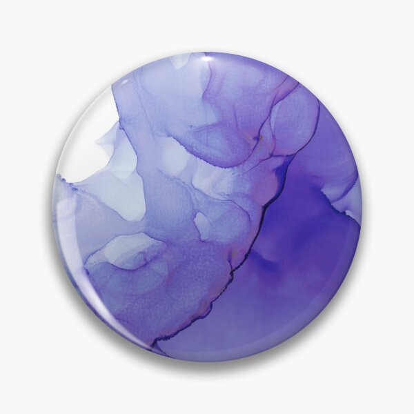 Item preview, Indigo Blue Abstract: Original Alcohol Ink Painting by Herzart designed and sold by herzart.