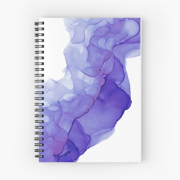 Item preview, Indigo Blue Abstract: Original Alcohol Ink Painting by Herzart designed and sold by herzart.