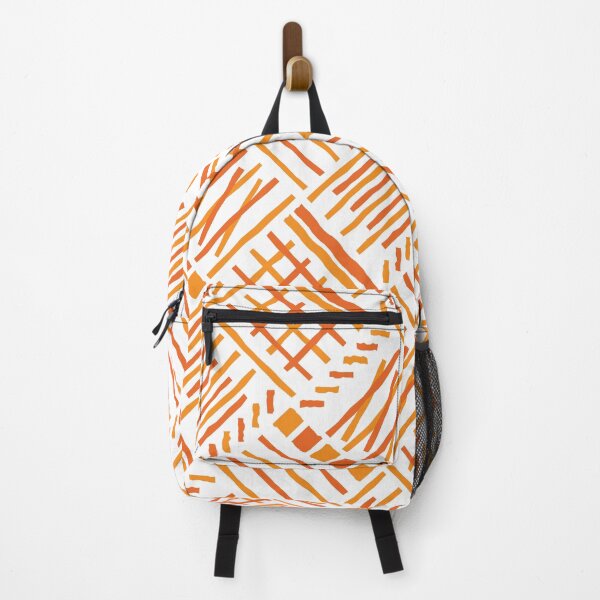 Item preview, Hand-drawn Crossing Lines Pattern – Orange designed and sold by RoguePatterns.
