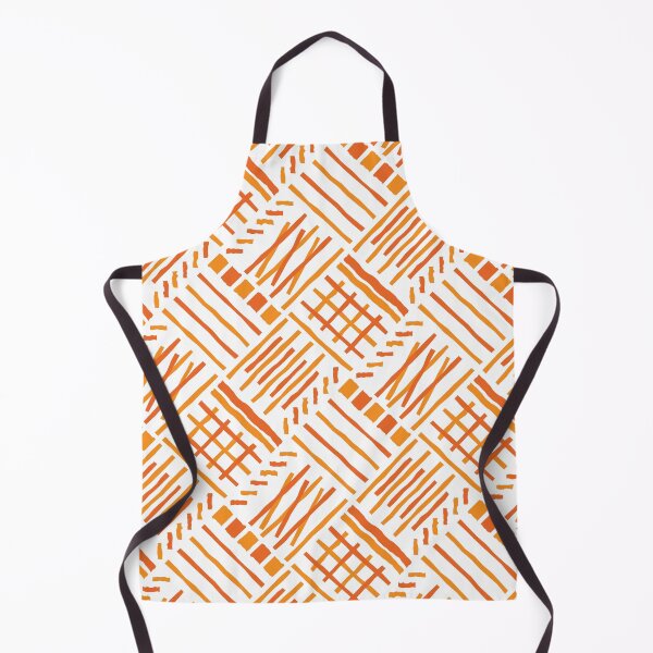 Item preview, Hand-drawn Crossing Lines Pattern – Orange designed and sold by RoguePatterns.