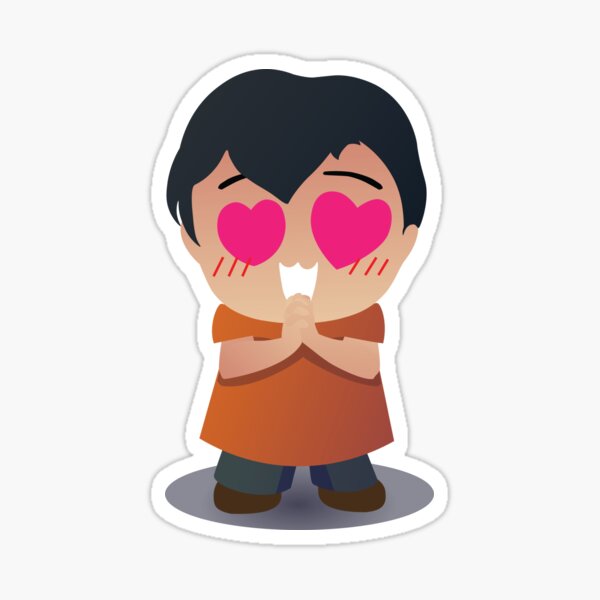 RED IN LOVE Sticker