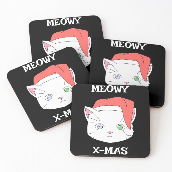 Artikelvorschau, Niedliche Weihnachtsniedkatze mit Weihnachtsmütze entworfen und verkauft von Apoorv Choudhary.