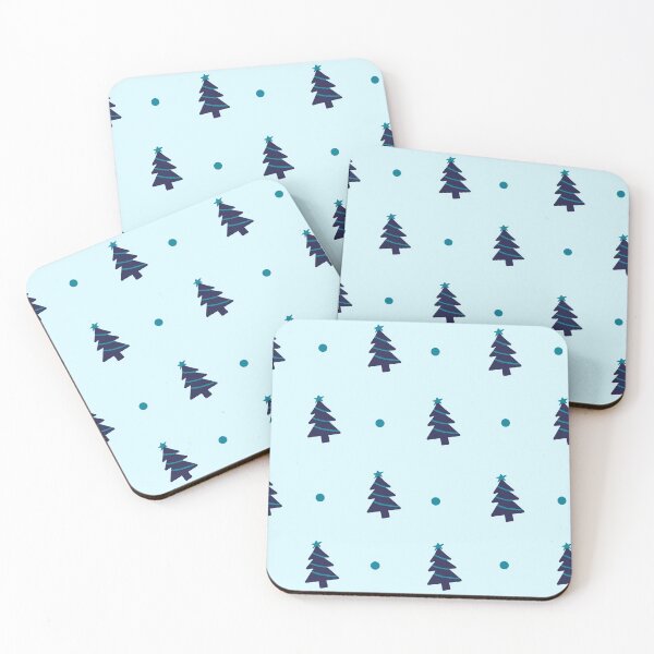 Item preview, Blue Christmas Tree Pattern designed and sold by ToriaScarlett.