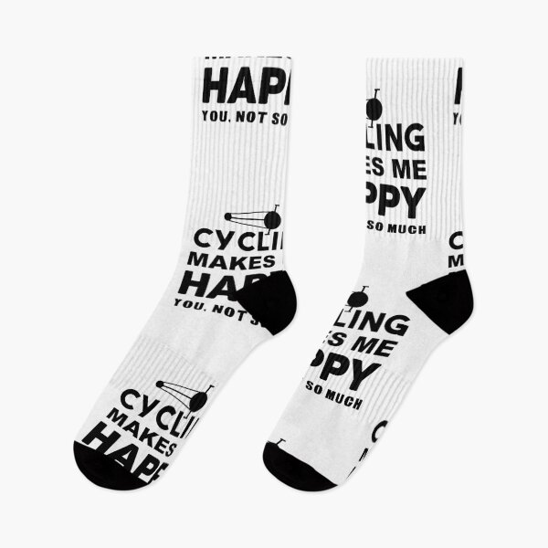 Item preview, cycling makes me happy you, not so much designed and sold by JaMatt1983.