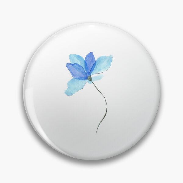 Item preview, A pretty blue flower  designed and sold by Lollitaart.