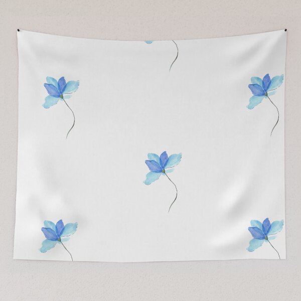 Item preview, A pretty blue flower  designed and sold by Lollitaart.