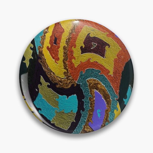 Item preview, Colourful melting fractal shapes designed and sold by MaxnGeorge.