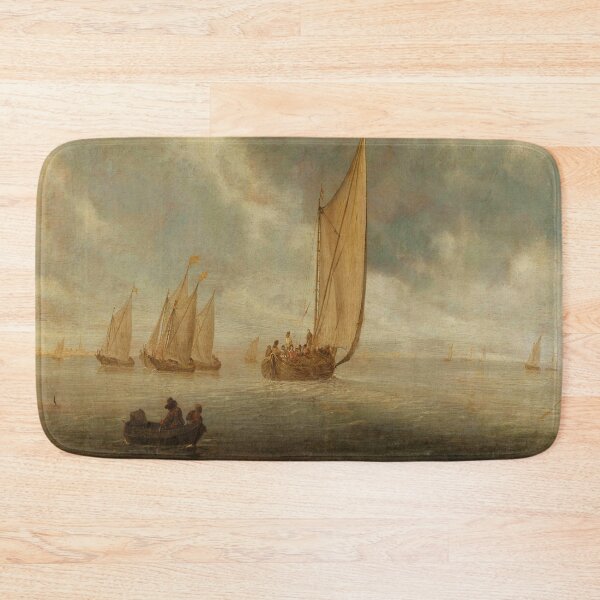 Item preview, Zeilschepen Op Breed Binnenwater-Salomon van Ruysdael designed and sold by LexBauer.