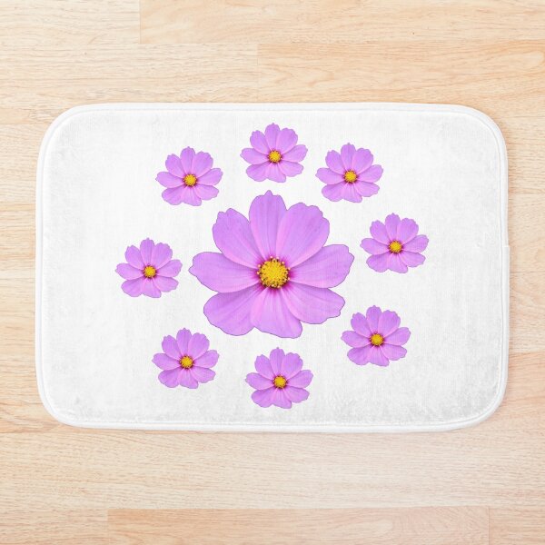 Aperçu de l'œuvre Cercle de fleurs violettes rose vif créée et vendue par CANJ72.