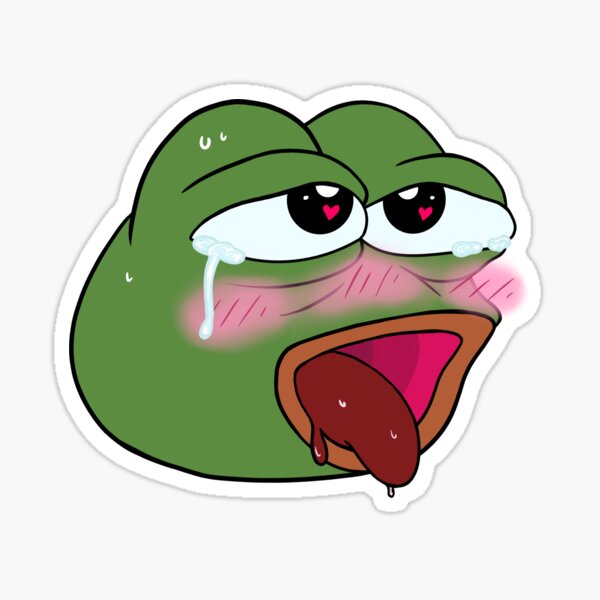 Pepe The Frog Stickers Redbubble