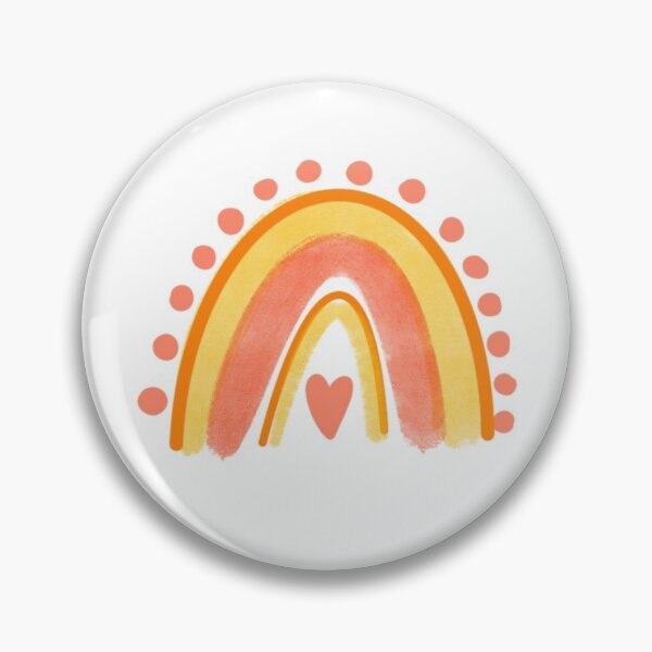 Item preview, orange, pink, and yellow boho rainbow designed and sold by megan1007.