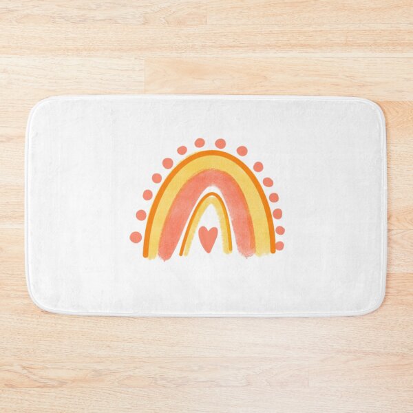 Item preview, orange, pink, and yellow boho rainbow designed and sold by megan1007.