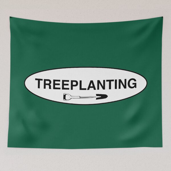 Item preview, Treeplanting - Shovel/Speed Spade (white) designed and sold by Johnston Creative.