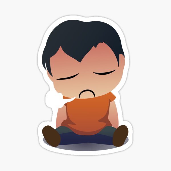 RED SIGH Sticker
