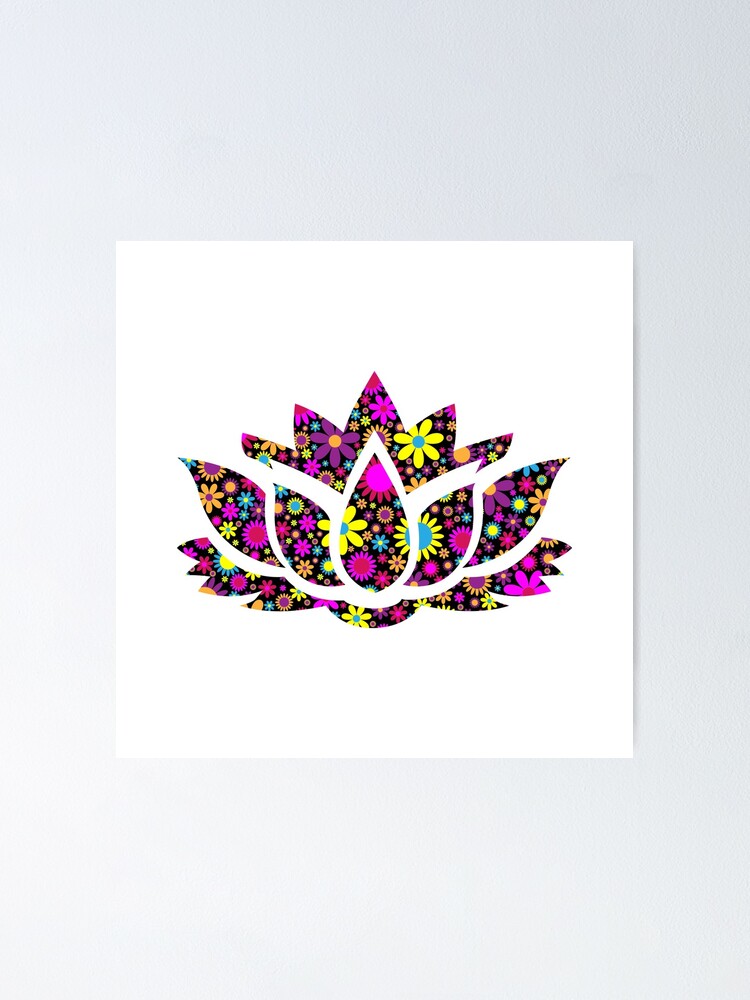 Floral Mandala posters zen